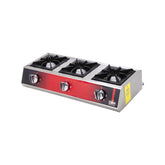 Aragaz de banc, GPL sau gaz, cu 3 arzătoare, Seria Mini, DRNMO-3